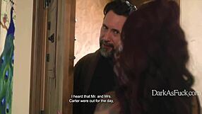 i sneak onto family couch pounding babysitter's curvy ass raw