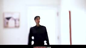 What if your boss's wife surprises you with a deepthroat nuru massage?