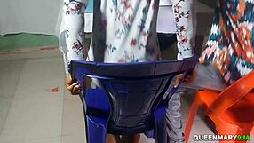 husband's first gyno exam for shaved wife turns horny missionary fuck ending in wet pussy creampie!