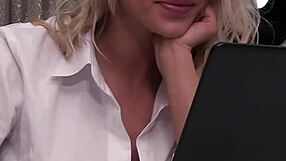 cherry's sexy secretary heels hide her craving for office thrills