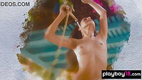 i shine naked outdoors with my pierced nipples exposed