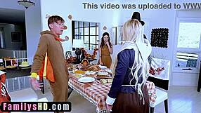 oh my god stepdad's big toe fucks my pussy under table family orgy!!