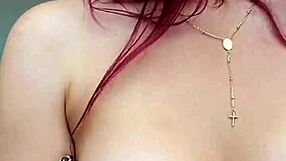 petite redhead slut rides big cock deepthroat doggystyle rough gets facial cumshot orgasm