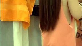 secret upskirt peek at 23yo spanish girl's skirt descuido