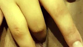 damn this horny 18+ chunky latina bbw rubs her juicy wet pussy with chocolate while cumming hard