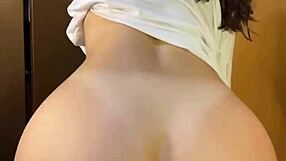 experienced big ass babe gives best lap dance riding cowgirl in dorm with skinny waist