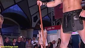 i get my skinny body roughly banged by big cocks on that public stage