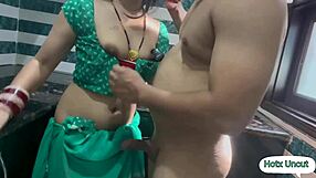 Desi bhabhi romances devar with big cock tease