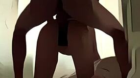 boyfriend pounds teen hard as she moans loud in doggy ai moans