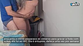 my brazilian wife takes loads bareback from stranger at wedding