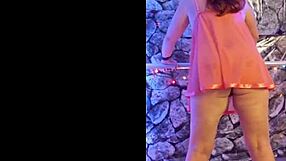 hotwife steffi shakes her big pussy in june dance