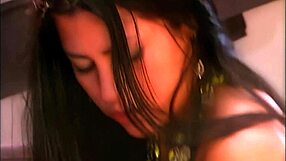 young beauty takes two cocks deep in pussy on beach