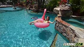 wanna see this monster cock stretch her tight holes?