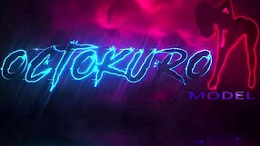 motoko takes octokuro's double creampie in anal cosplay latex stockings