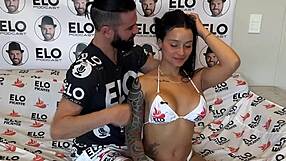 lorena doll teases big tits in her spicy casting chat
