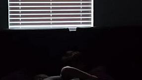 Big titted lesbian plays with massive BBC