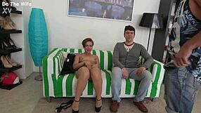 man this hot housewife sasha zima takes rough doggystyle pounding while cuck hubby watches her small tits bounce