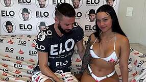 lorena doll teases big tits in her spicy casting chat