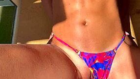 He Pounds Petite Latina's Huge Ass on Beach in Homemade Outdoor Fuck Ending with Cumshot