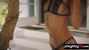 i shine naked outdoors with my pierced nipples exposed