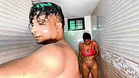 Hot husband wife and maid dive into steamy threesome ffm action.