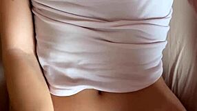 Hot athletic babe strips yoga thong early morning roommates rip clothes for pov dorm sex tease