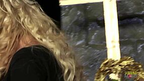 Pastor launches group fuck with fake-boob milfs craving facials