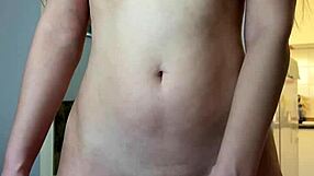 Step sis MASTURBATES shaved pussy in front of you