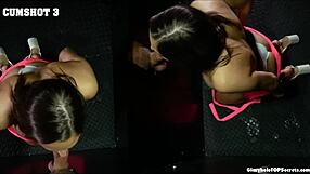 hey, wanna see raina suck that master cock at gloryhole?