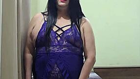 wanna see shemale monica tease her small cock in lingerie?