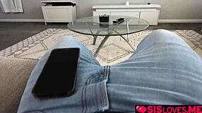 stepbrother joshua stuffs amber's tight pussy with hard big cock missionary doggystyle