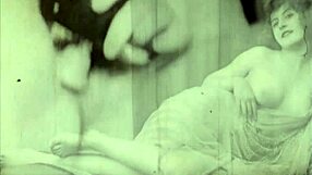 vintage erotic hairy lesbians tease in retro style