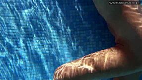 Russian Pornstar Mary Kalisy's Poolside Tease Sparks Intense Desire