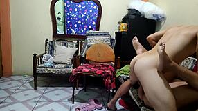 Fat Stepdaughter Invites Daddy for Hard Sex While Husband's Away