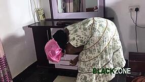 SMALL BOOTY EBONY TEEN Filled Deep with Hot Cum in Bedroom Close-Up