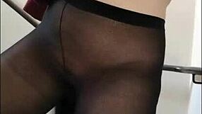 Stepmom's See-Through Pants Flash Publicly. Outdoor Exhibitionist Tease Thrills Everyone?