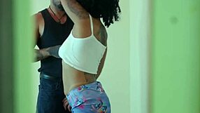 hot neighbor fixes door then pounds princess reh's curvy brazilian ass hard