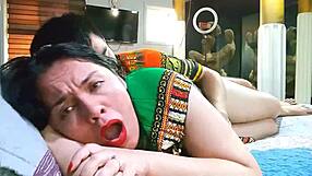 Indian Stepmother Fucked Hard Doggystyle by StepSon Bent Over