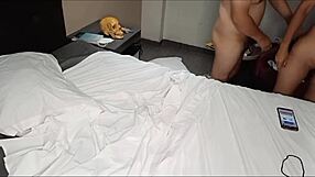 Stranger call sparks boyfriend's hard angry fuck