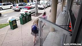 shoplifters alex harper and madison fuck officer dorian's cock to escape charges