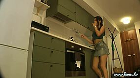 Petite Coed Roommates Flash Skirts, Legs, Ass and Pussy for Extra Likes and Thrills