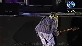 Kurt Cobain Spits On Globo Network Cameras Live At Hollywood Rock Festival Party