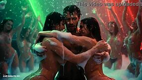who wouldn't join busty models twerking asses at foam rave?