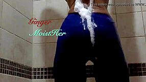 wet anal fingering leads to massive squirting explosion