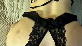 British blonde girlfriend rides cock doggystyle pov! Big natural tits bounce in lingerie fuck