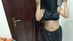 desi pakistani sobia nasir strips teasing clothes off
