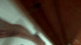 stepsons horny milf mom pisses dirty talk before he fills her hairy panties with cum.