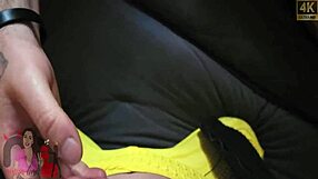corno clueless as gym delay delivers creampie surprise to his pussy for cleanup