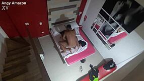 cuckold watches his hotwife's big ass creampied deep by massive black cock in voyeur interracial