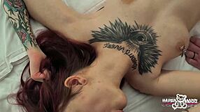 haven moss nails her first threesome with husband and friend